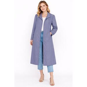 Fleet Street Raincoat XL Y2 Vintage Purple Maxi